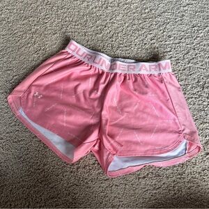 Under Armour Play Up Twitch Shorts, Size M, Pink
